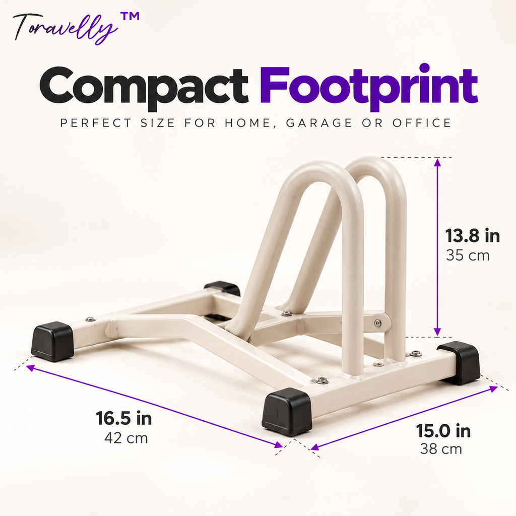 Toravelly™ Motion Stand – Freestanding Bicycle Floor Parking Stand, Mi